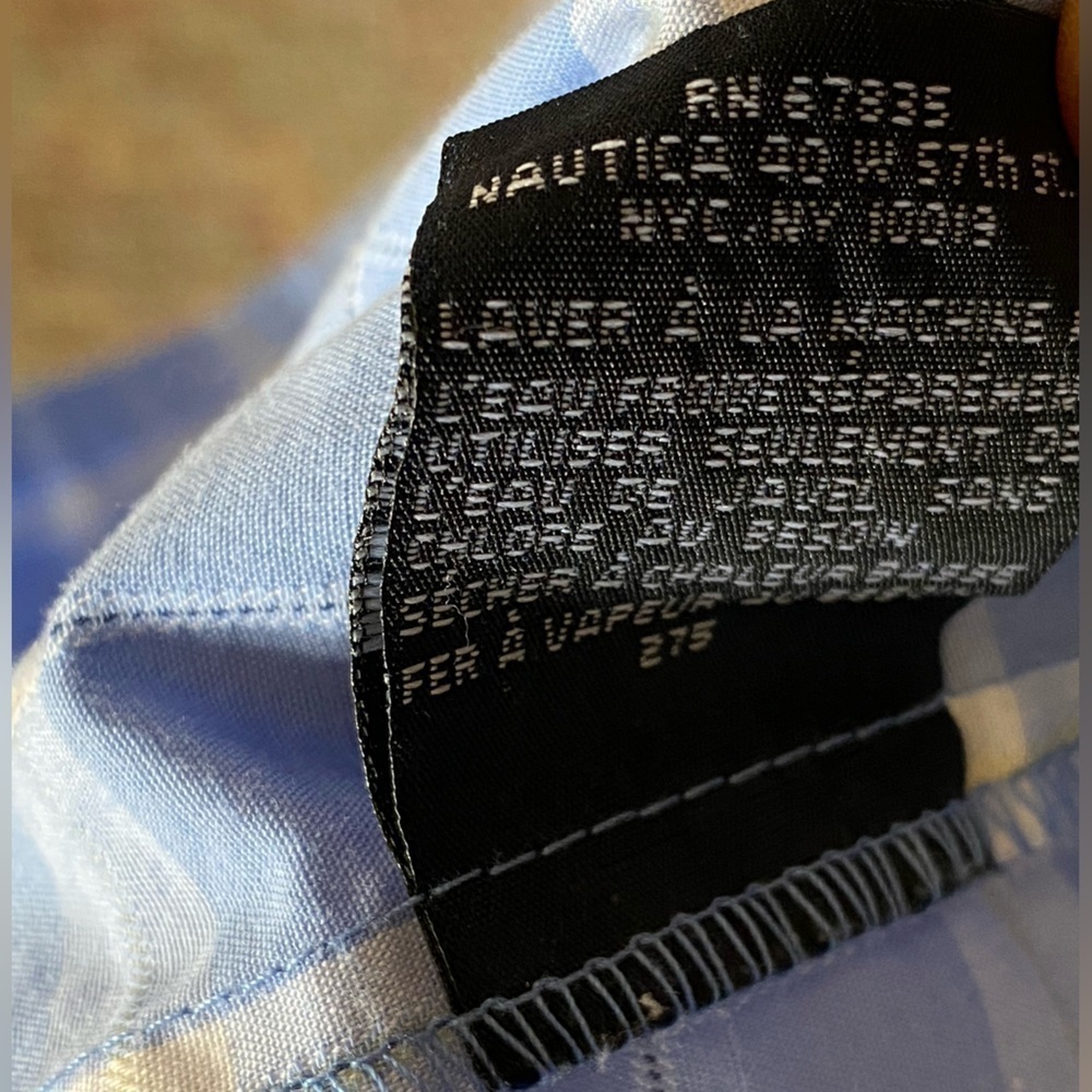 NAUTICA Ultra Lightweight Windowpane Robe with Sash - Picture 5 of 10